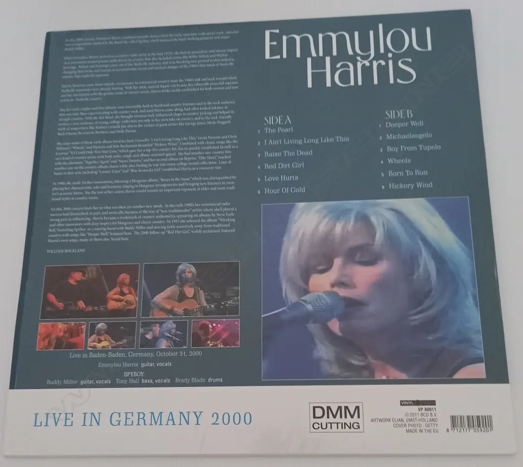 Emmylou Harris With Spyboy Featuring Buddy Miller, Live In Germany 2000 Image 1++